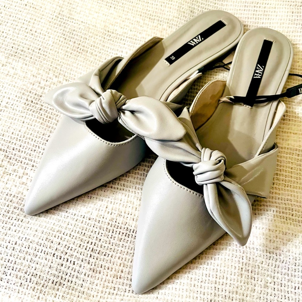 Zara bow mule SZ 39